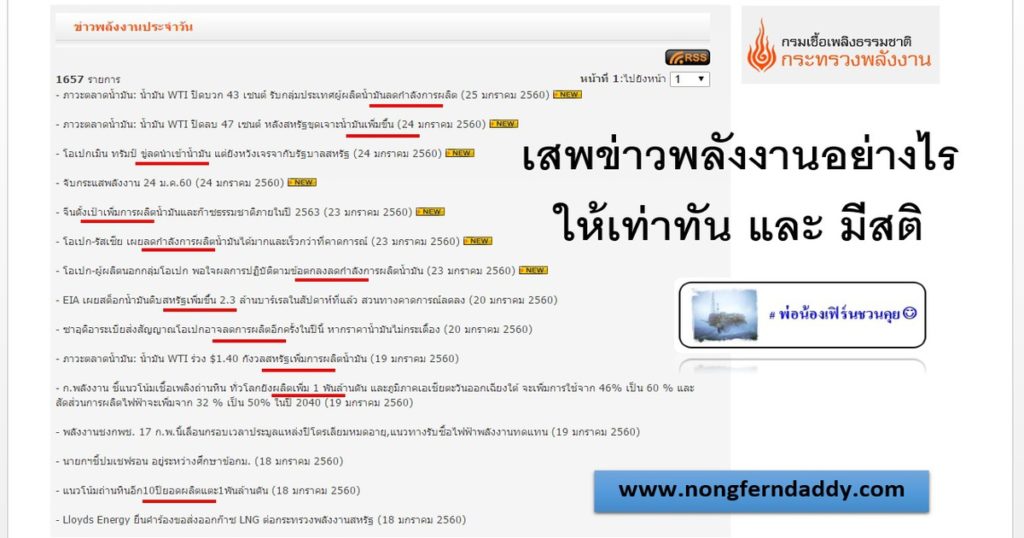 เสพข่าวพลังงานอย่างไร
