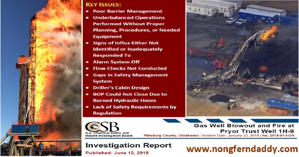 Blow out final report Pryor Trust Well