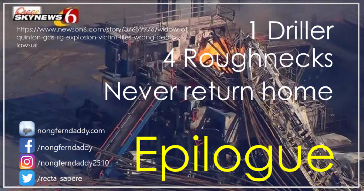 Well Blowout in Oklahoma